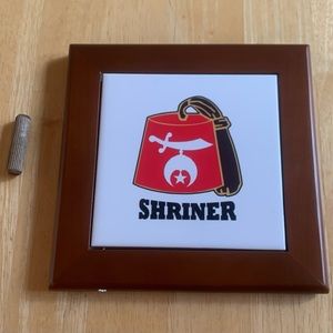 Shriners Framed Tile by Cafe Press